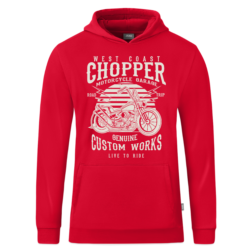 JAKO Kinderhoodie Organic - rood
