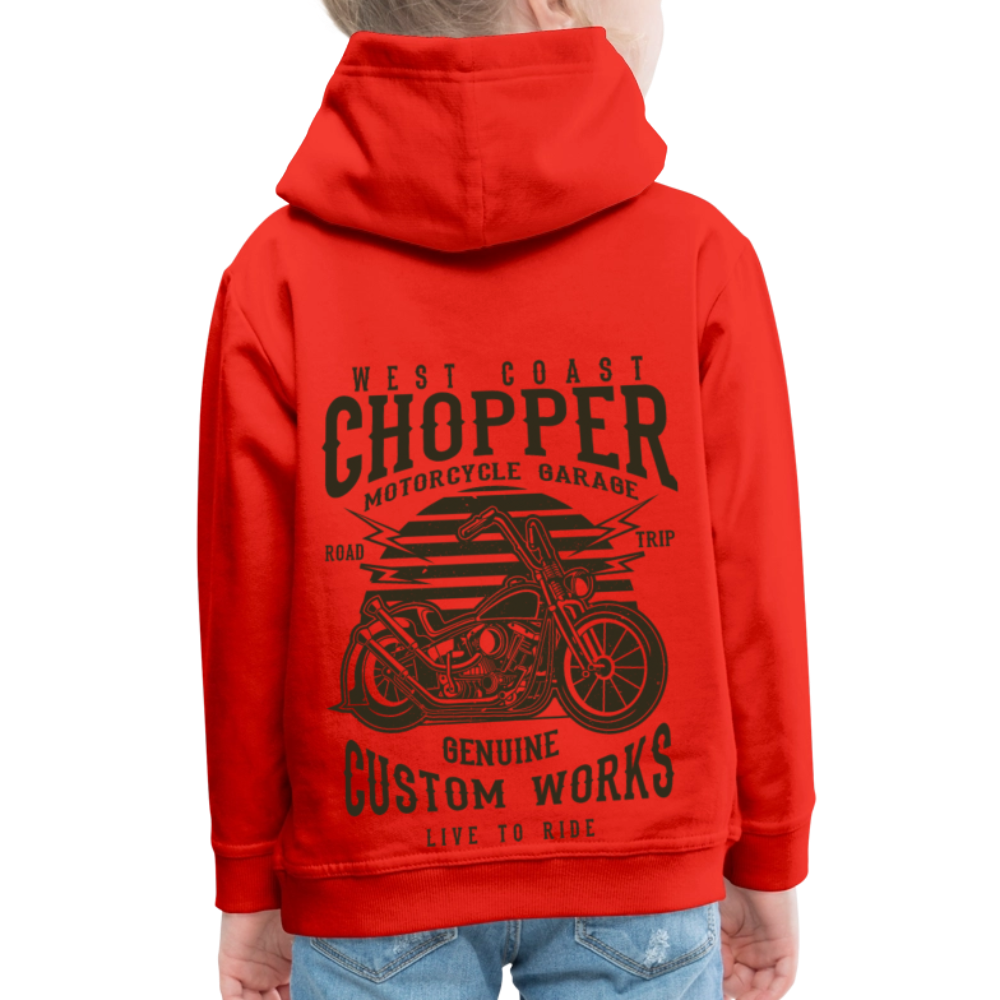 Kinderen trui Premium met capuchon - rood