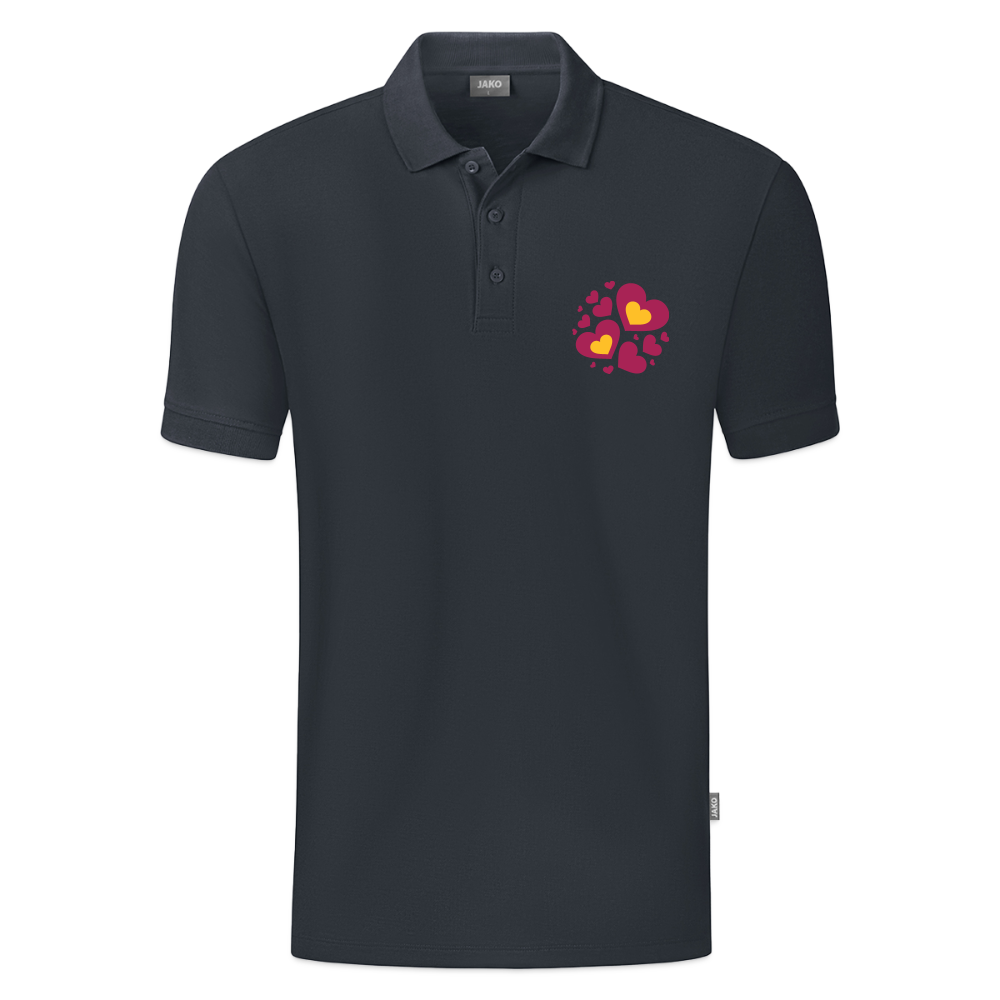 JAKO Kinderpolo Organic - houtskool