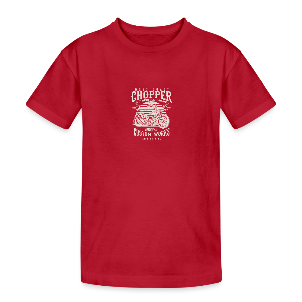 Kinderen Heavy Cotton T-shirt - wijnrood
