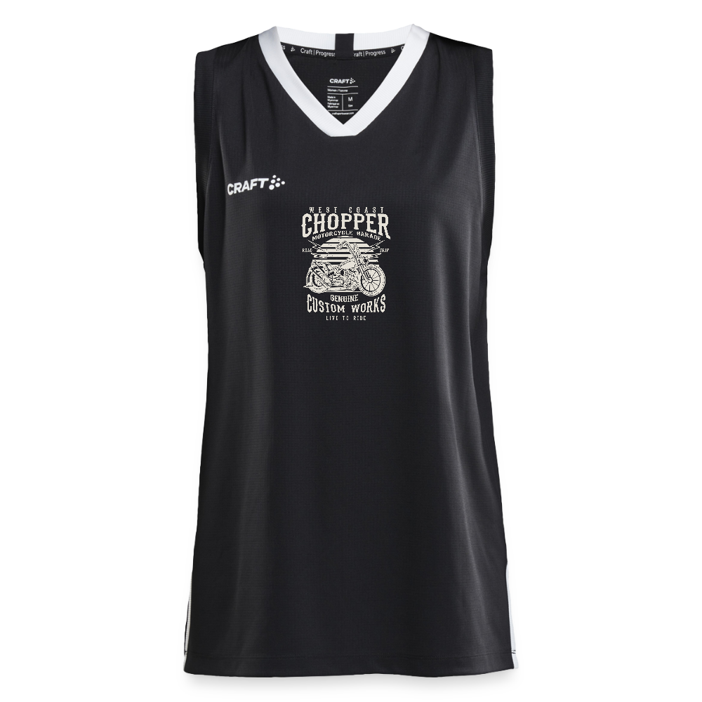 CRAFT Progress vrouwen basketbalshirt - zwart