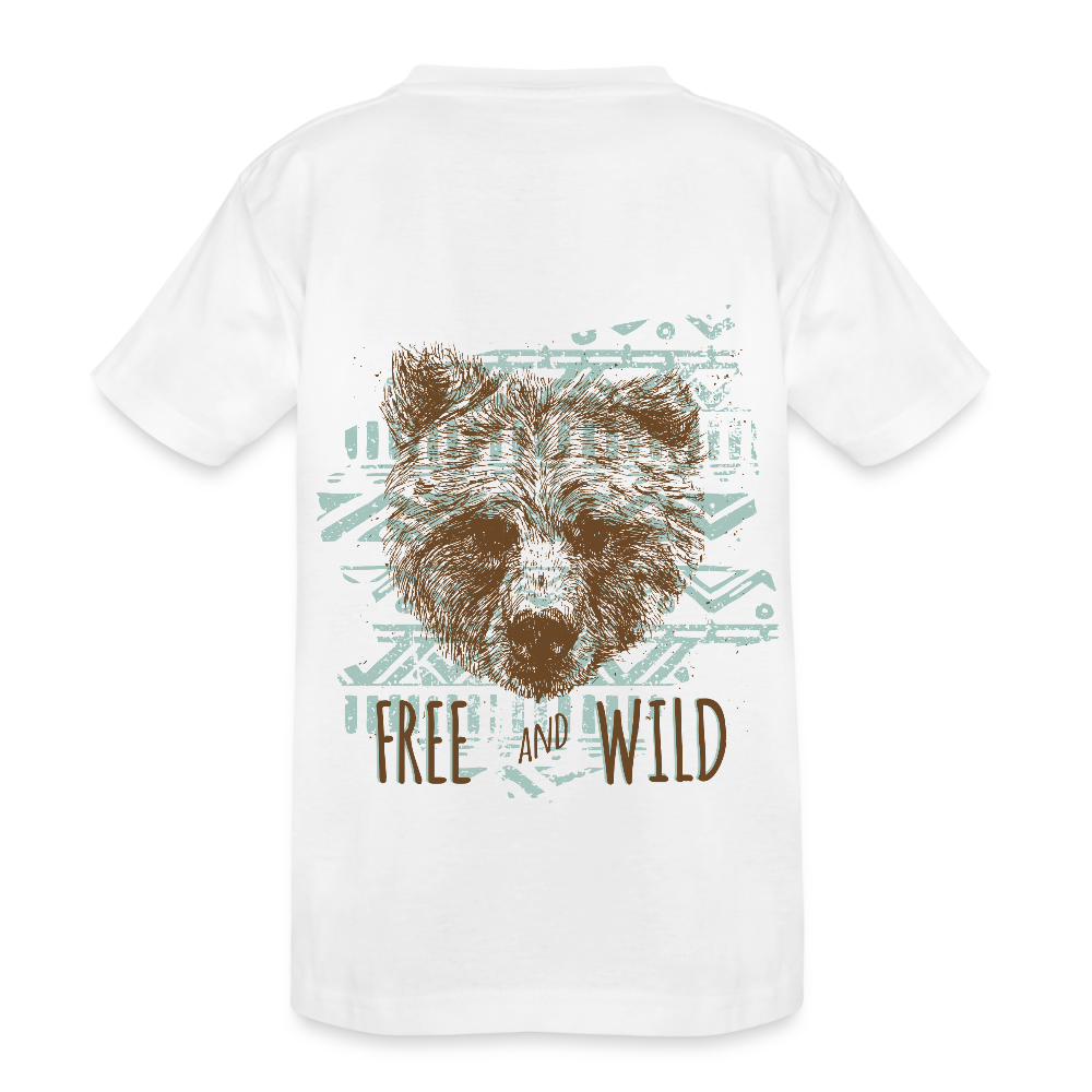 Kinderen Heavy Cotton T-shirt - wit