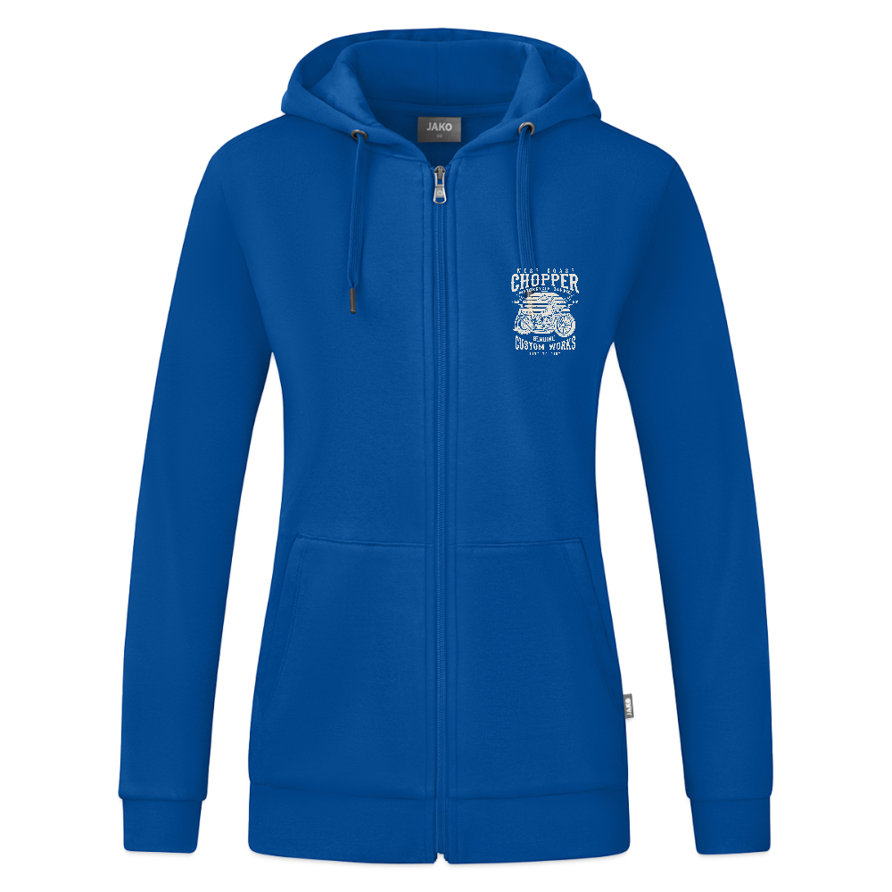 JAKO Vrouwen ziphoodie Organic - blauw