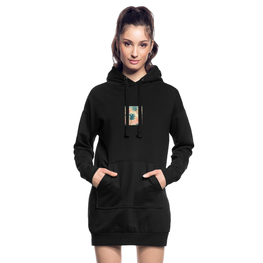Hoodiejurk - zwart