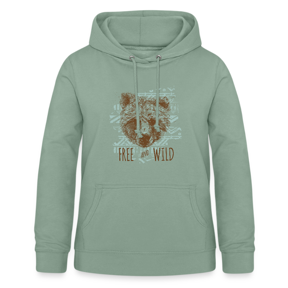 Vrouwen hoodie - grijsgroen