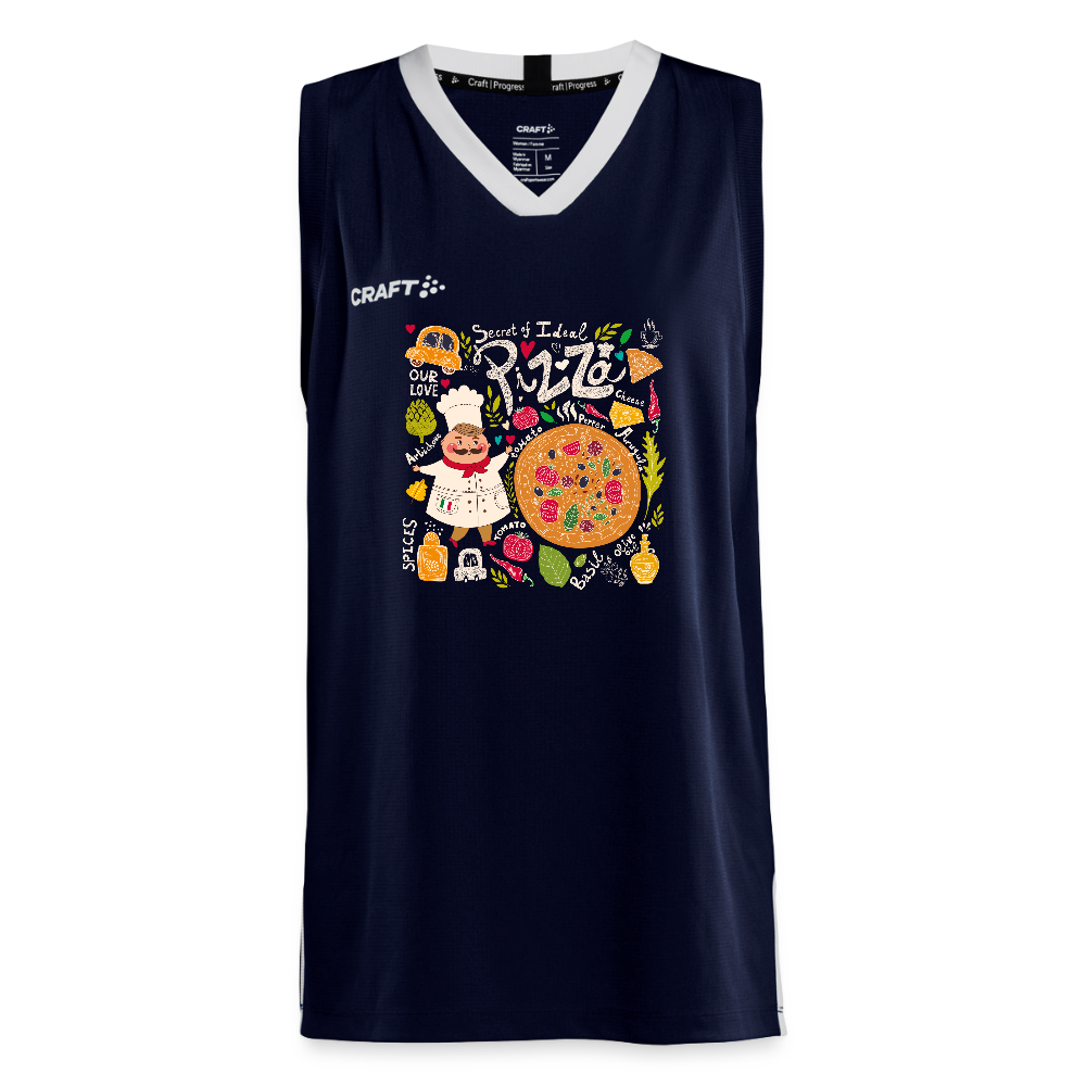 CRAFT Progress teenager basketbalshirt - navy