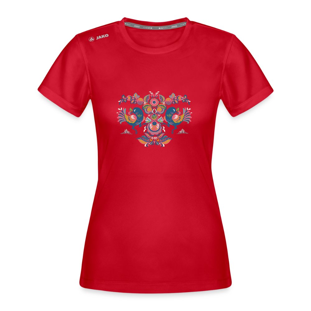 JAKO Vrouwen T-shirt Run 2.0 - rood