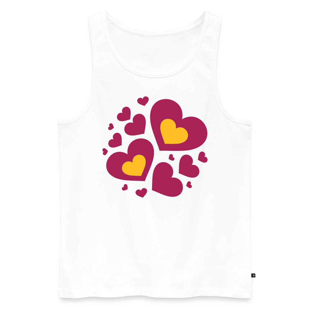 Mannen Premium tank top - wit