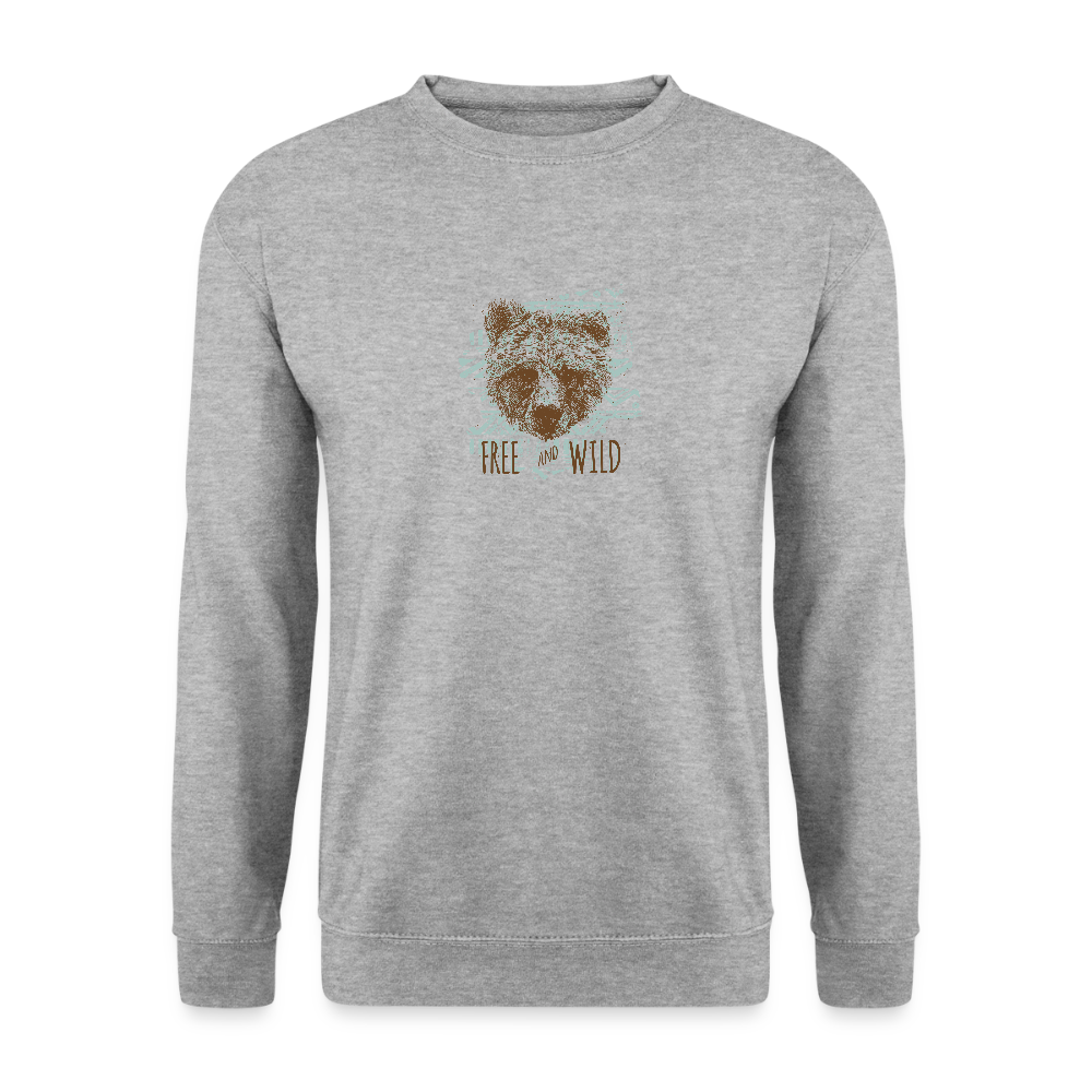 Unisex sweater - witgrijs gemêleerd