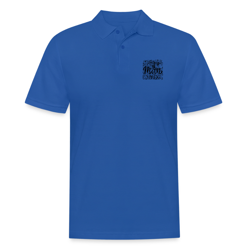 Mannen poloshirt - koningsblauw