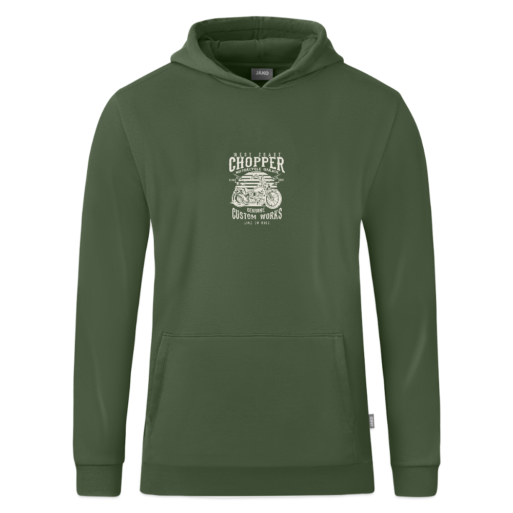 JAKO Kinderhoodie Organic - dennengroen