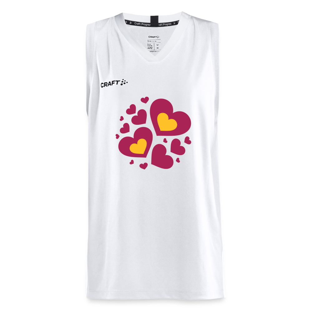 CRAFT Progress teenager basketbalshirt - wit