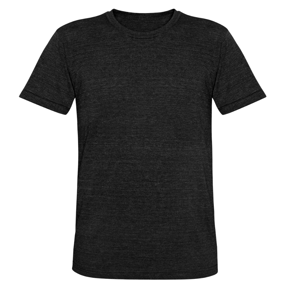 Unisex tri-blend T-shirt van Bella + Canvas - zwart gemêleerd