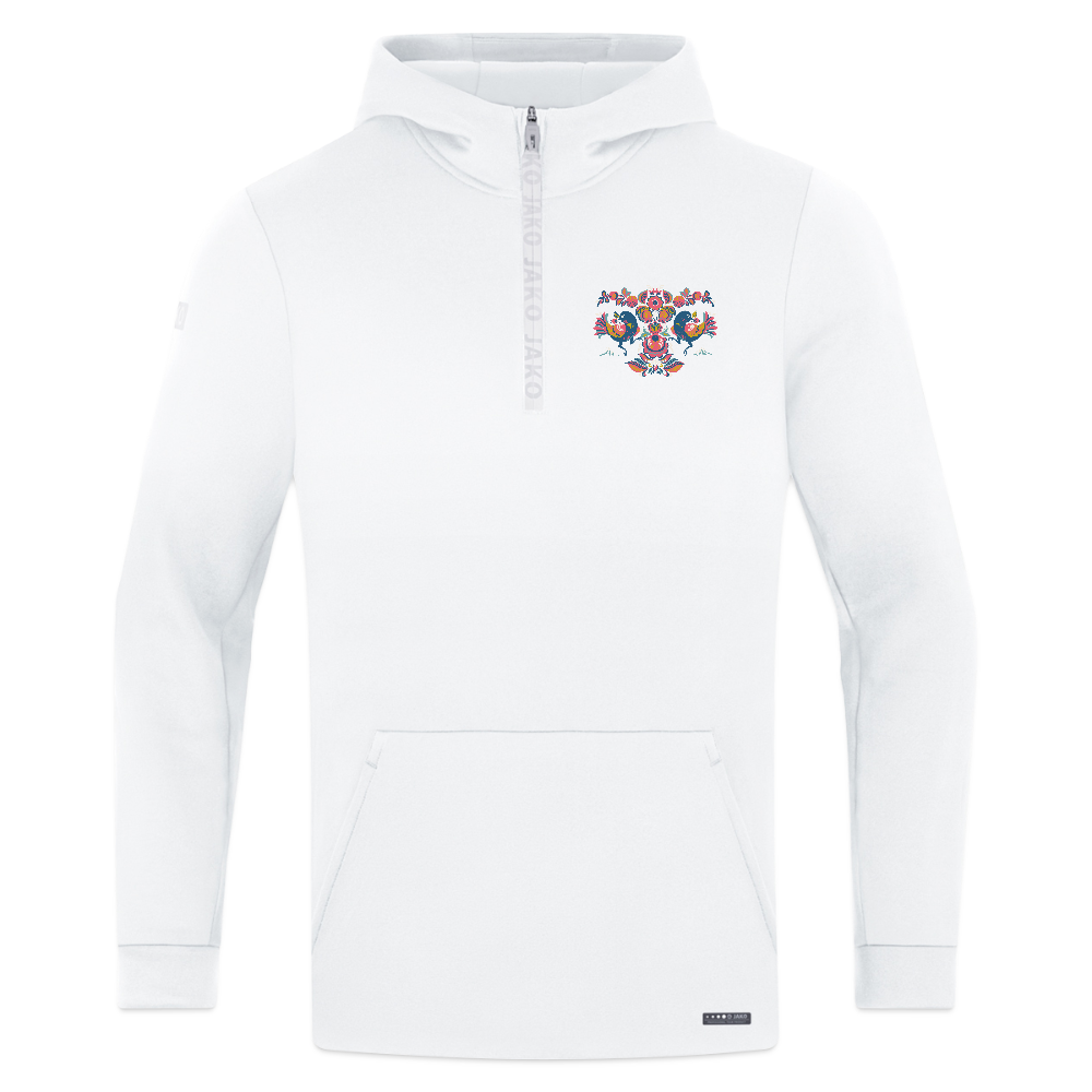 JAKO Ziphoodie Pro Casual - wit