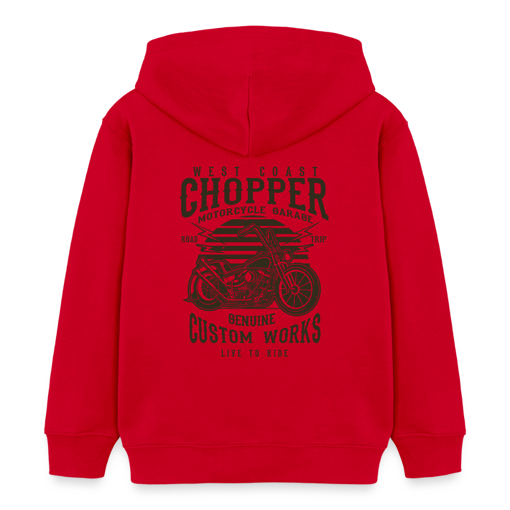 Stanley/Stella Kinder-bio-hoodie Mini Cruiser - rood