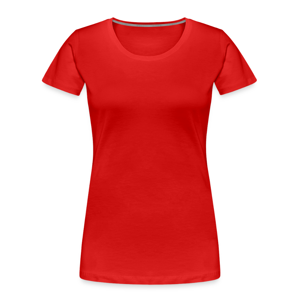 Vrouwen premium bio T-shirt - rood