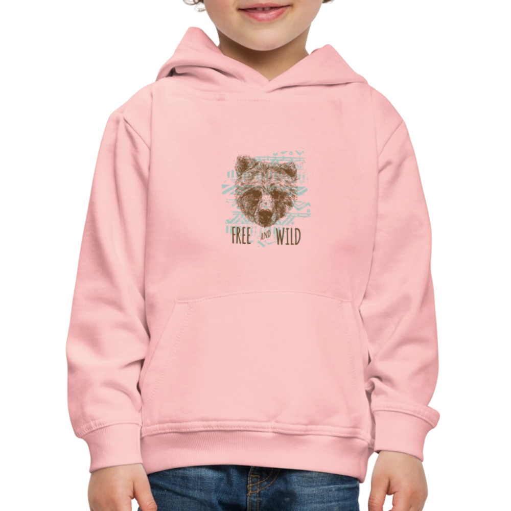 Kinderen trui Premium met capuchon - kristalroze