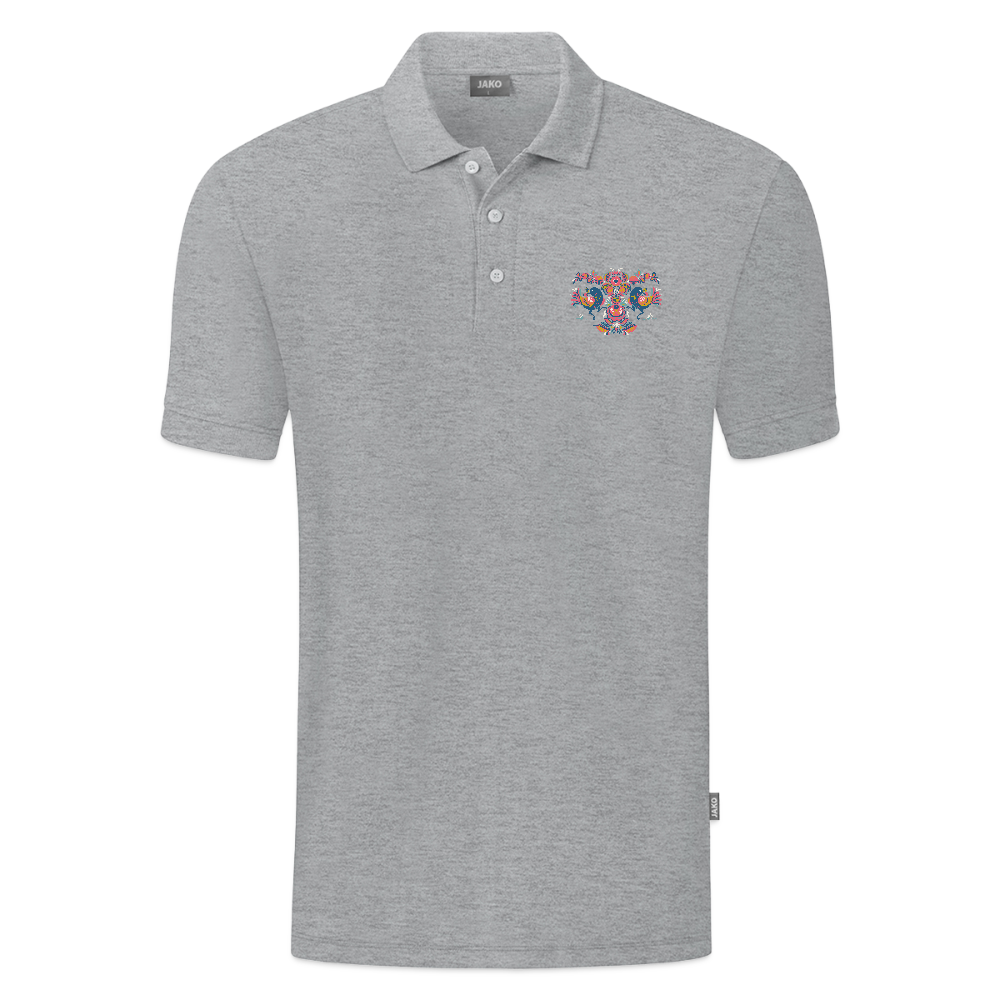 JAKO Teenager polo Organic - grijs gemêleerd