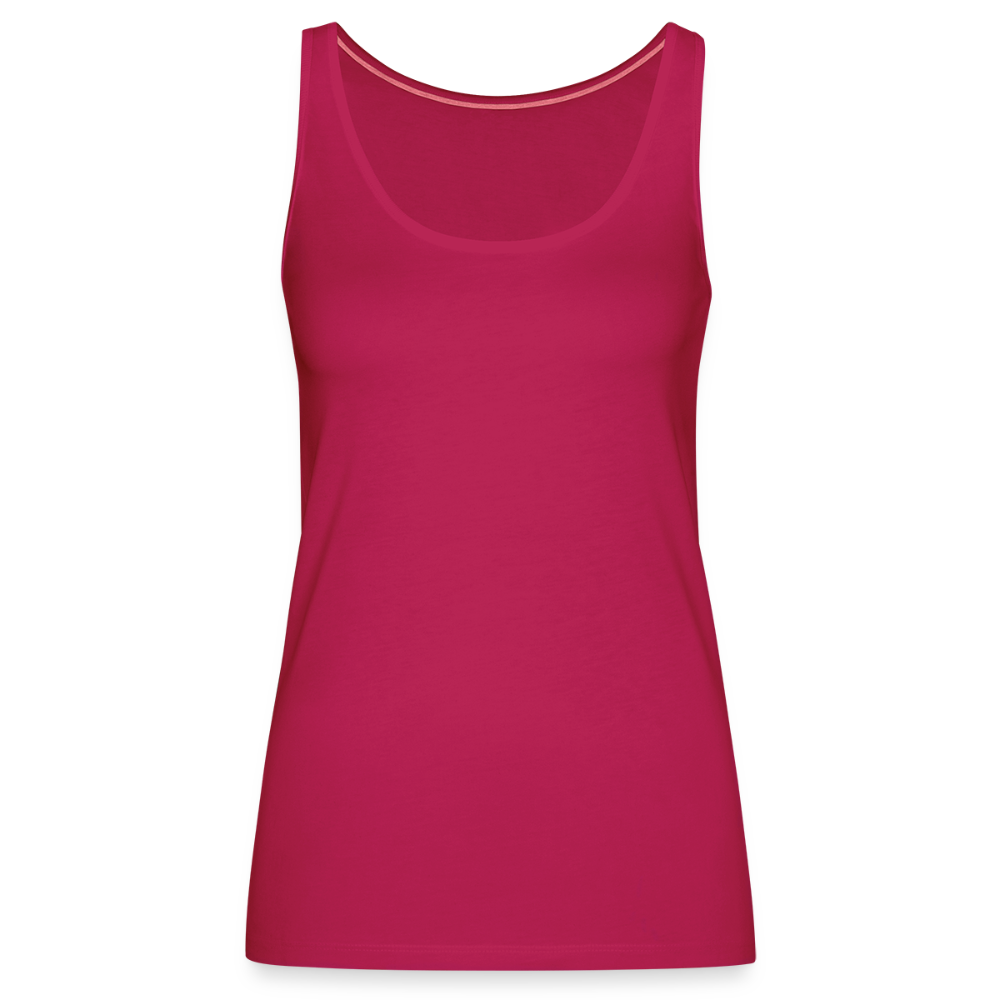 Vrouwen Premium tank top - donker roze