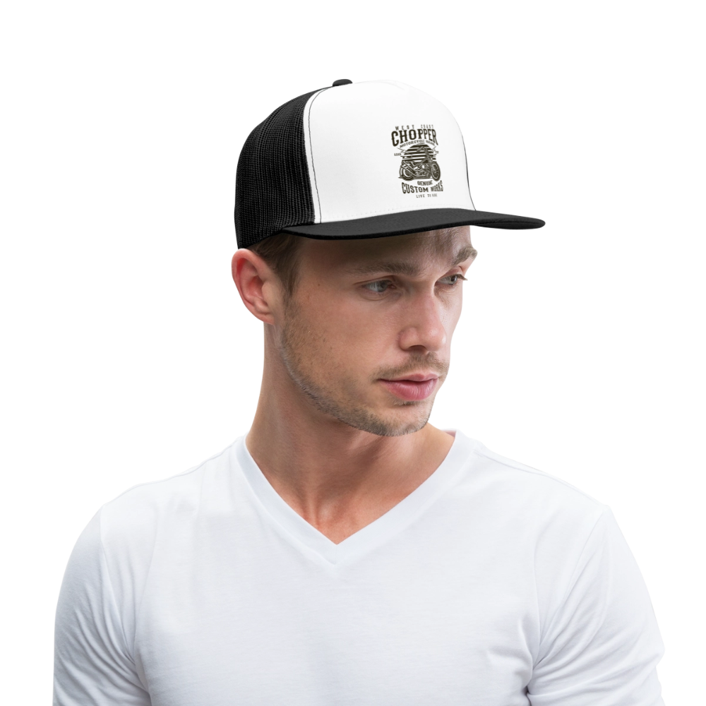 Trucker Cap - wit/zwart
