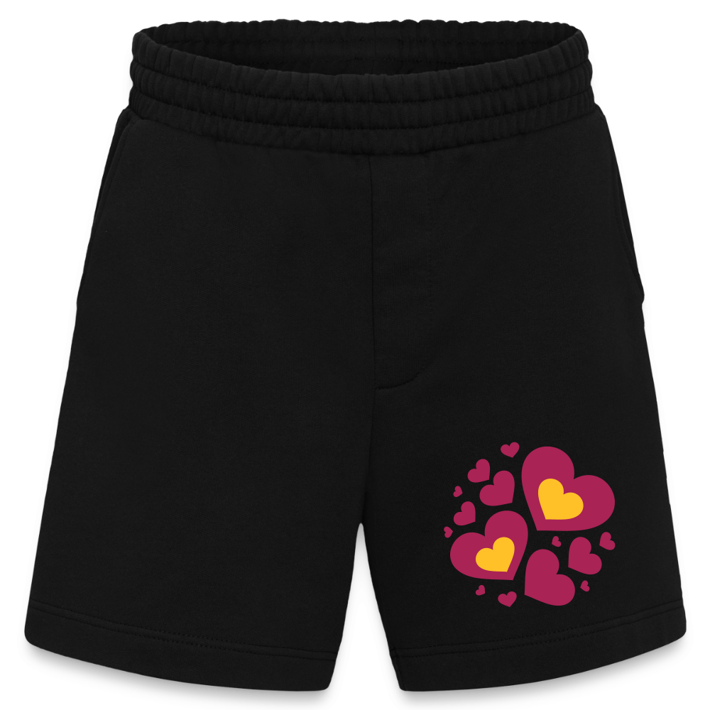 Heavyweight organic shorts made in EU - SOLID BLACK