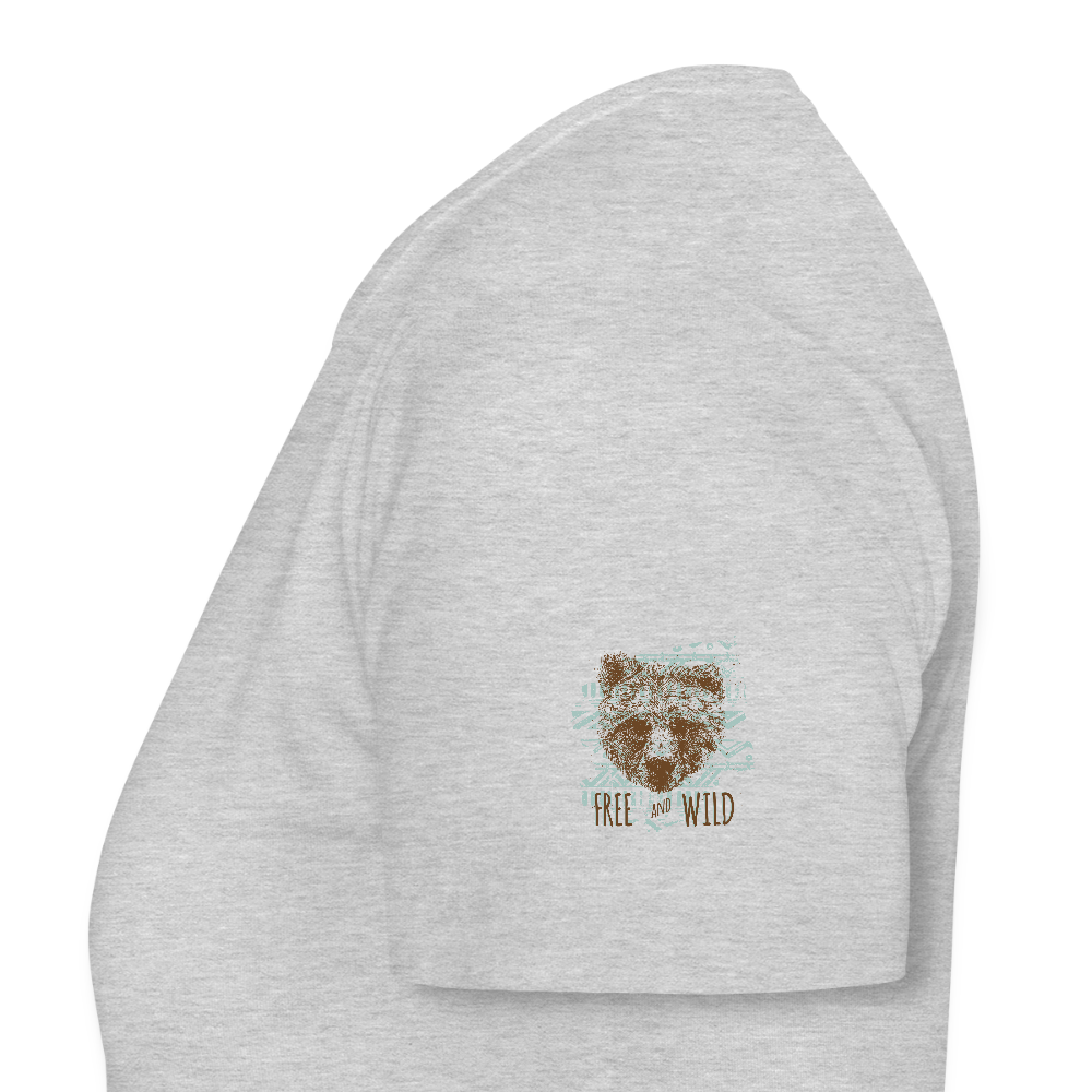 Vrouwen T-shirt - grijs gemêleerd