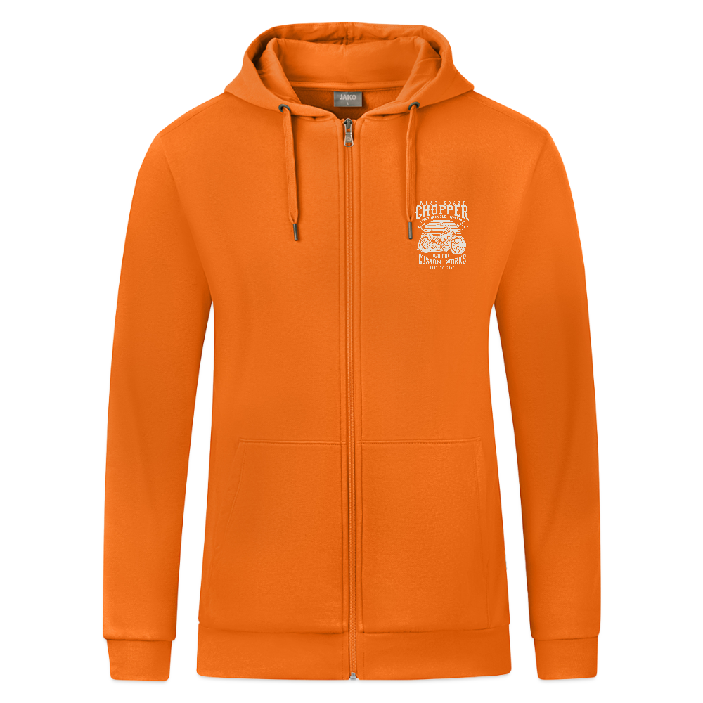 JAKO Ziphoodie Organic - neonoranje