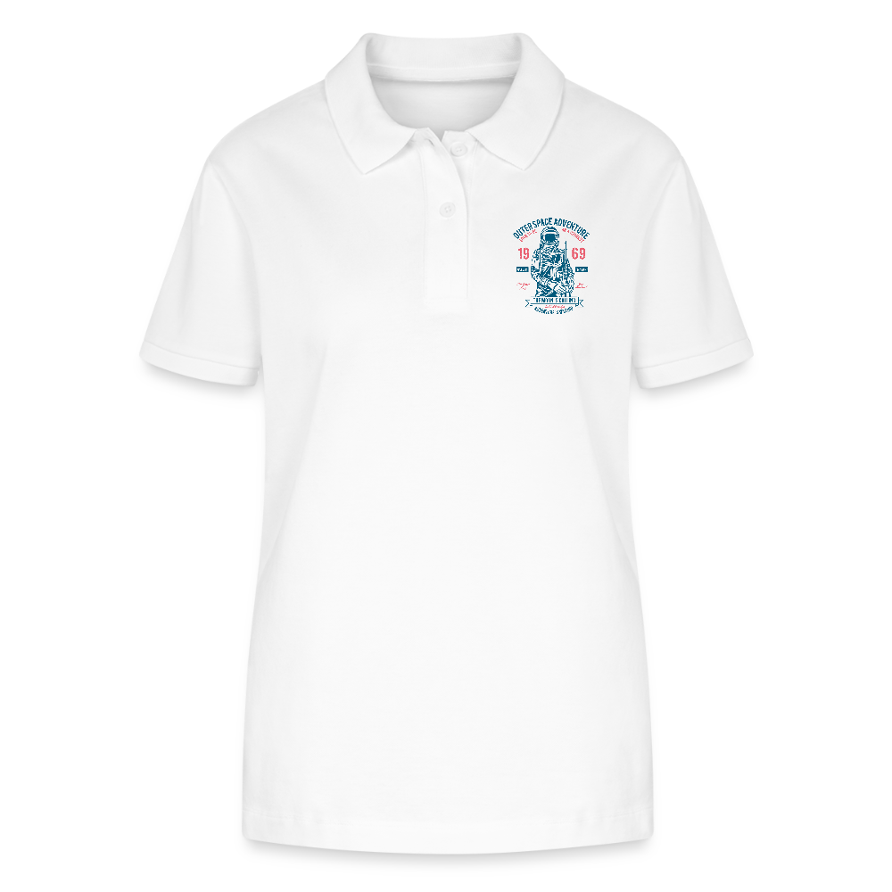 Stanley/Stella Vrouwen bio poloshirt ELLISER - wit