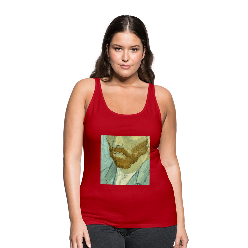 Vrouwen Premium tank top - rood
