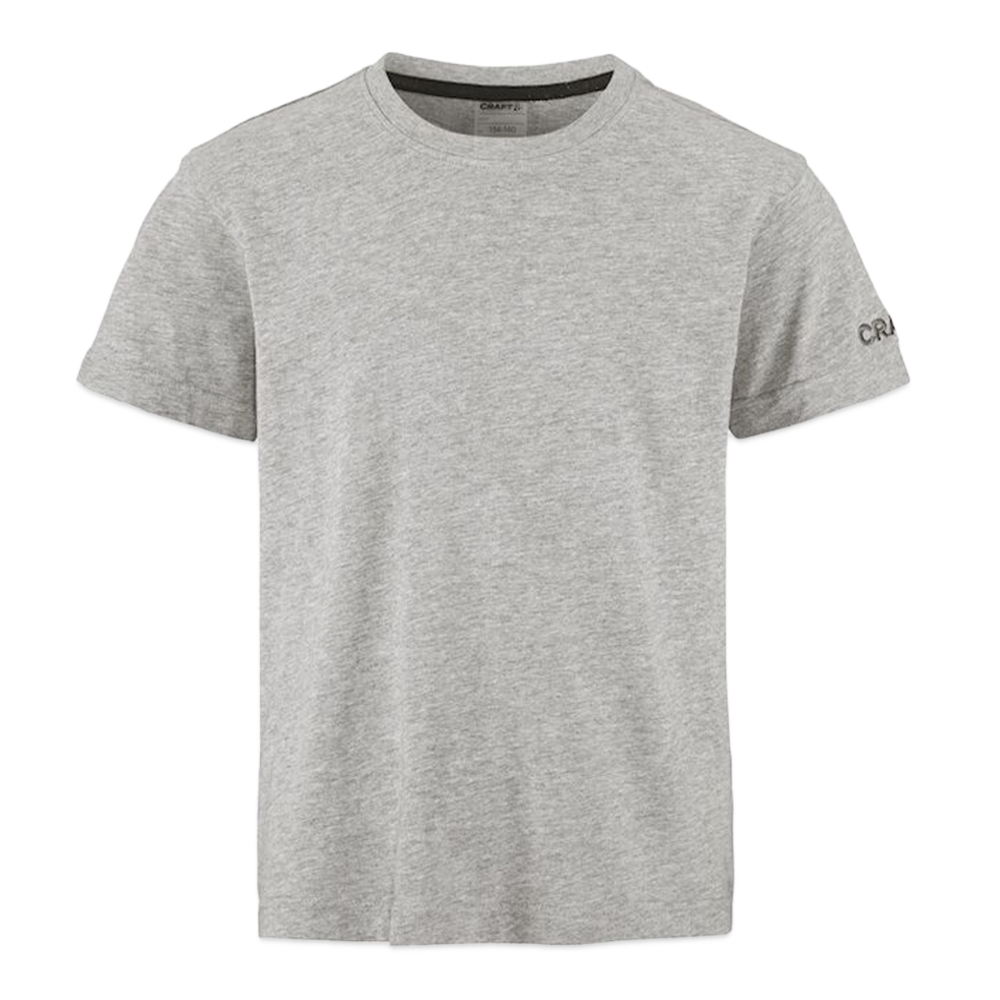 CRAFT Community 2.0 kinder-T-shirt - grijs gemêleerd