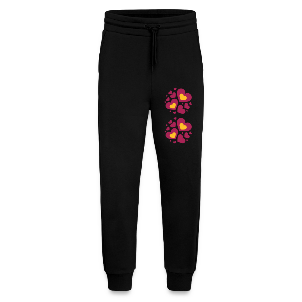 Organic relaxed joggingbroek made in EU - SOLID BLACK