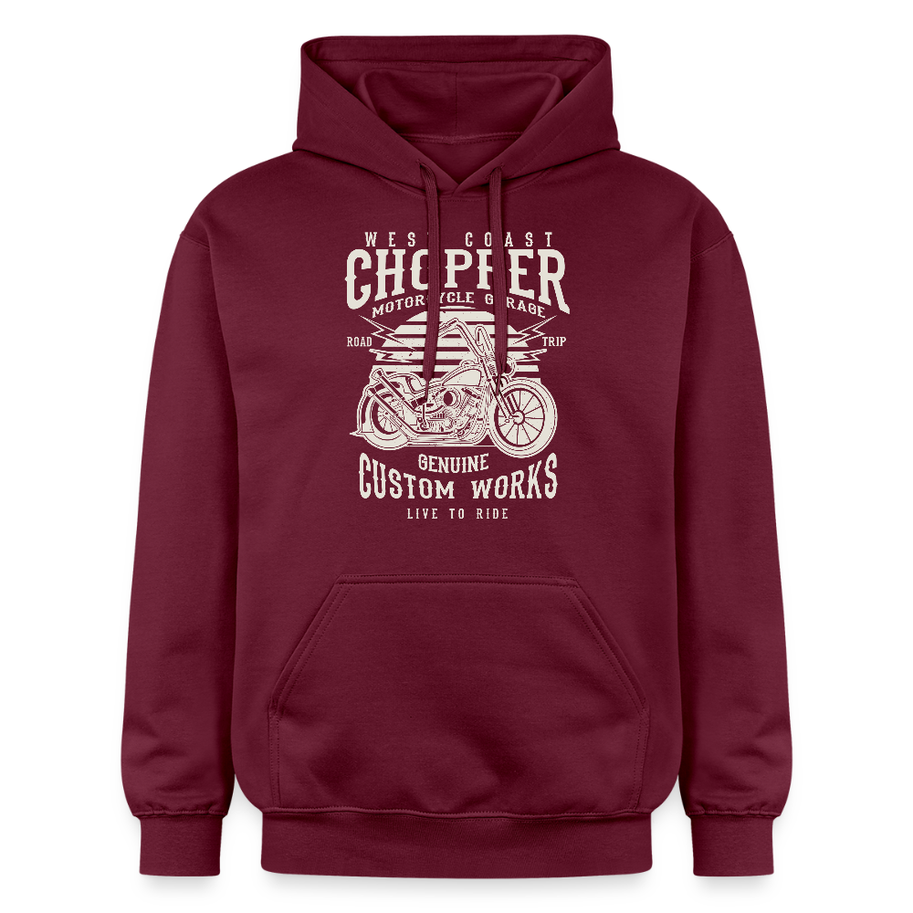 Gildan uniseks Softstyle® Midweight hoodie - maroon