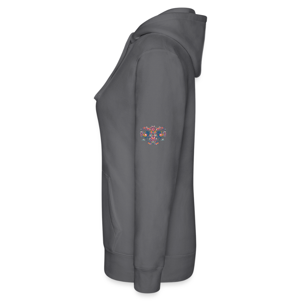 Vrouwenhoodie van Russell - grijs