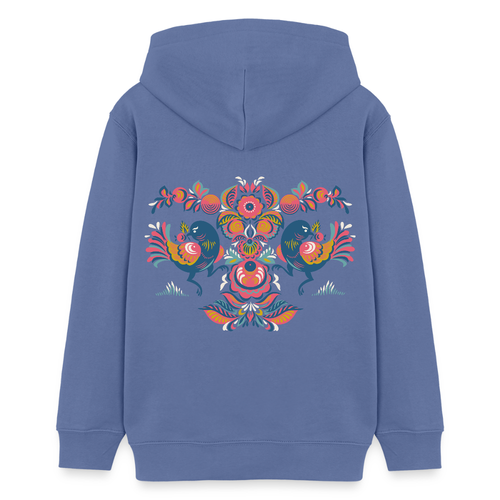 Stanley/Stella Tiener bio-hoodie Mini Cruiser - blauw