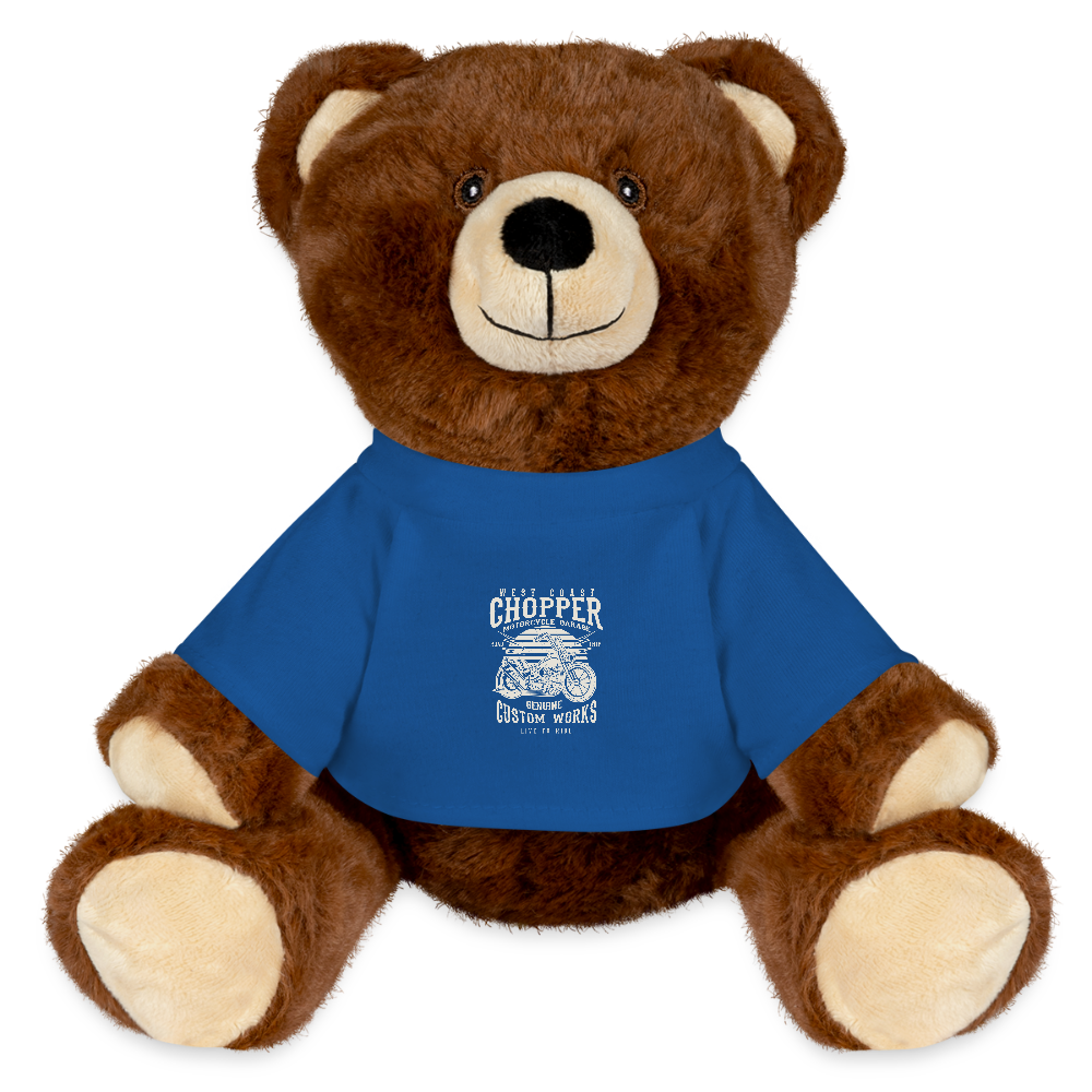 MiniFeet® RecycelBär® bruin - koningsblauw