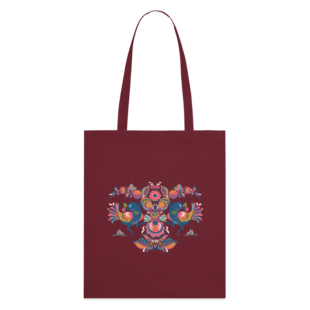 Stanley/Stella bio stoffen tas - bourgognerood