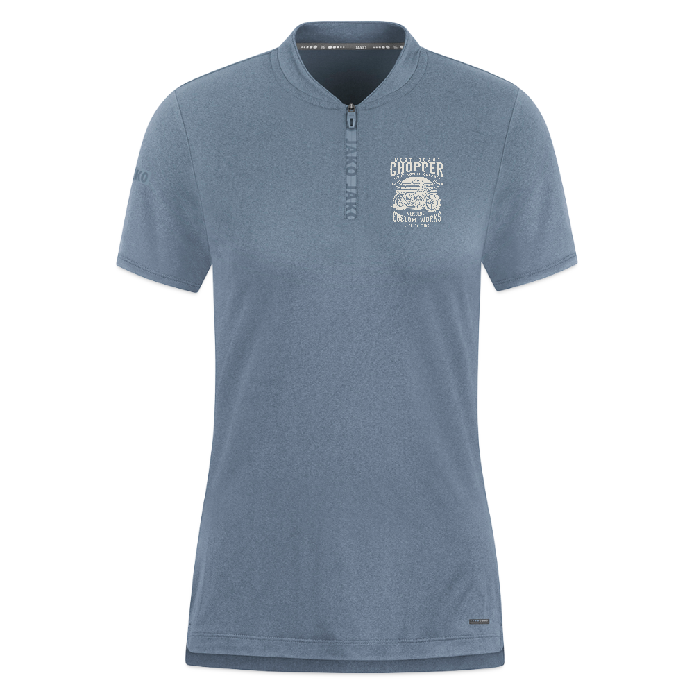 JAKO Vrouwen poloshirt Pro Casual - blauwgrijs