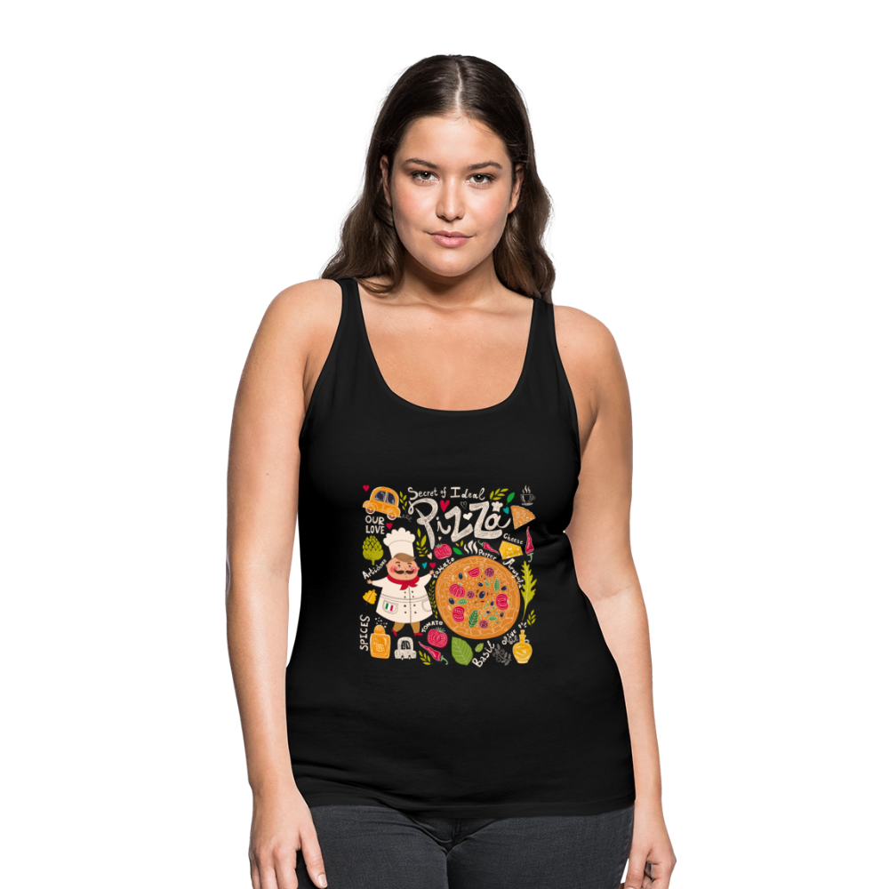 Vrouwen Premium tank top - zwart