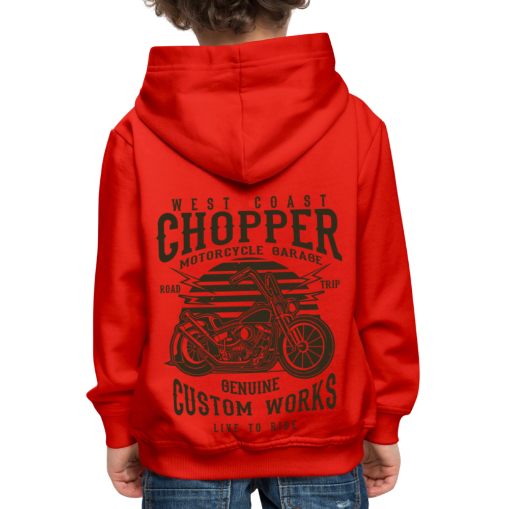Kinderen trui Premium met capuchon - rood