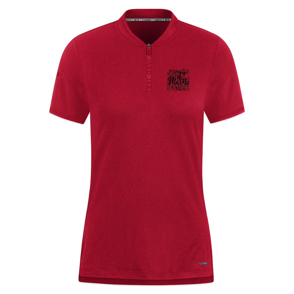 JAKO Vrouwen poloshirt Pro Casual - donkerrood