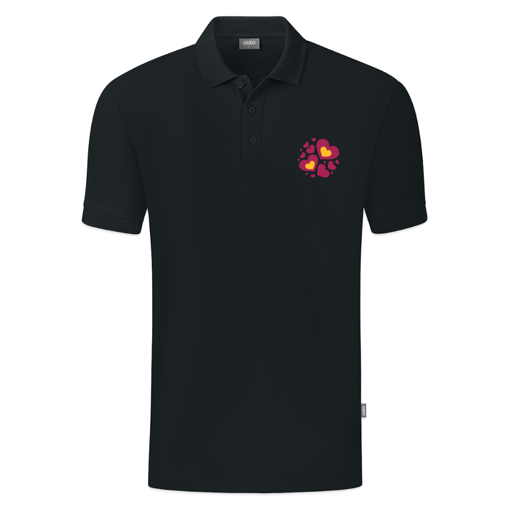 JAKO Mannen Polo Organic - zwart