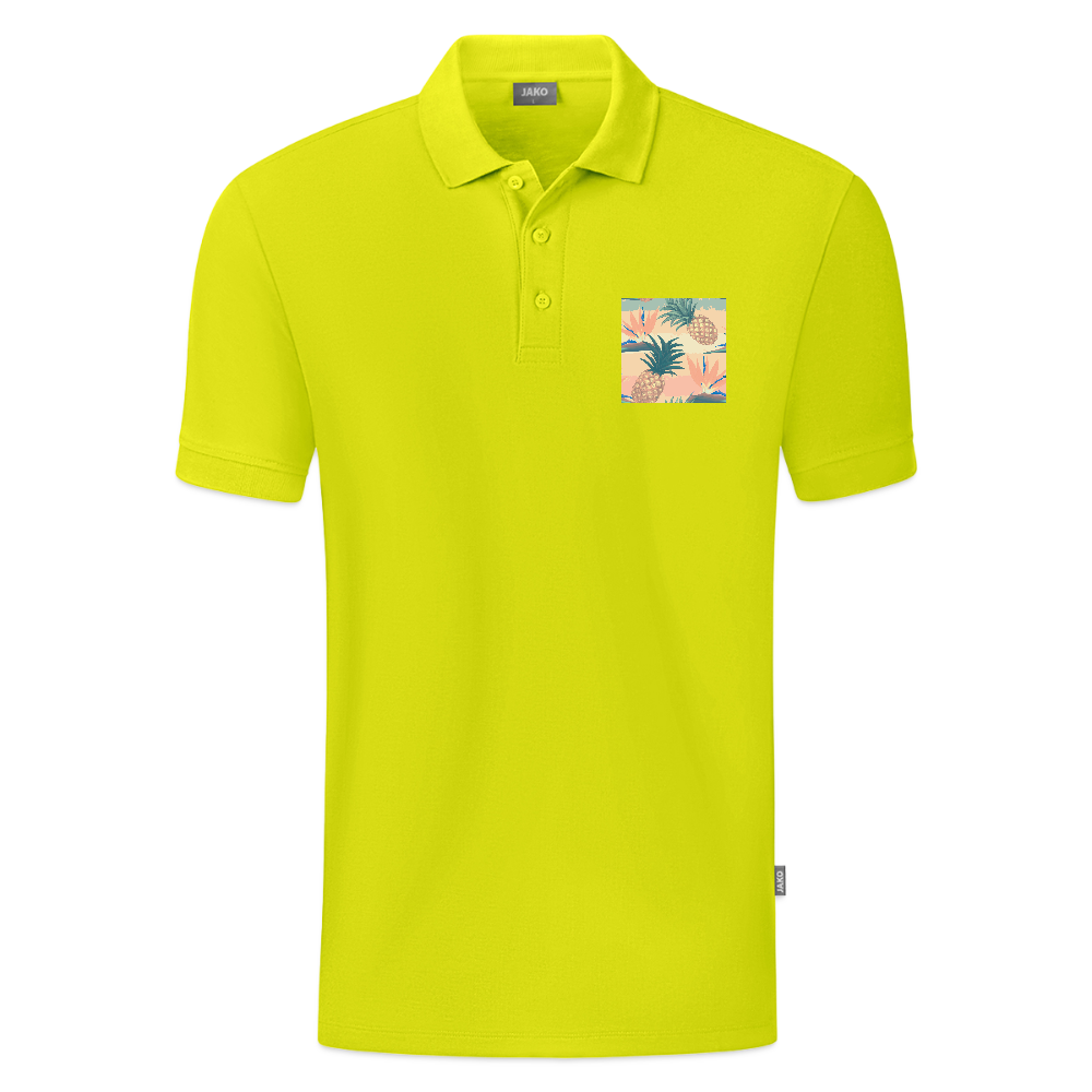JAKO Kinderpolo Organic - limegroen