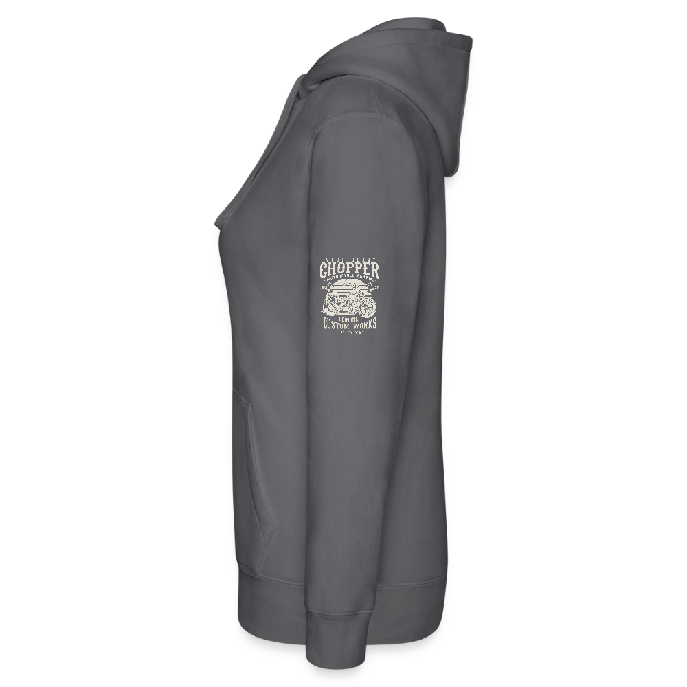 Vrouwenhoodie van Russell - grijs