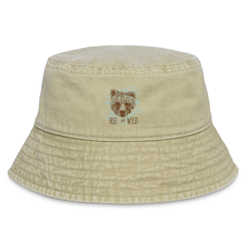 Vintage vissershoed - vintage beige
