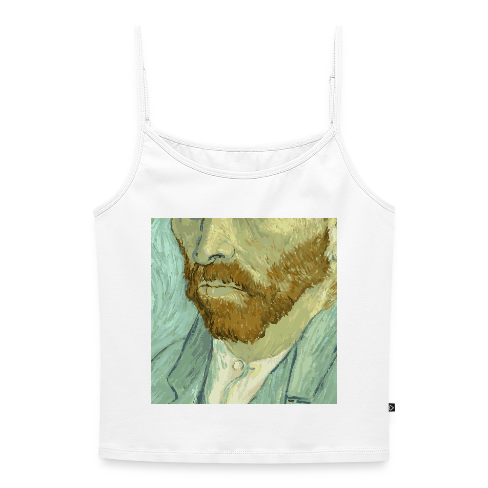 Vrouwen spaghetti-tanktop - wit