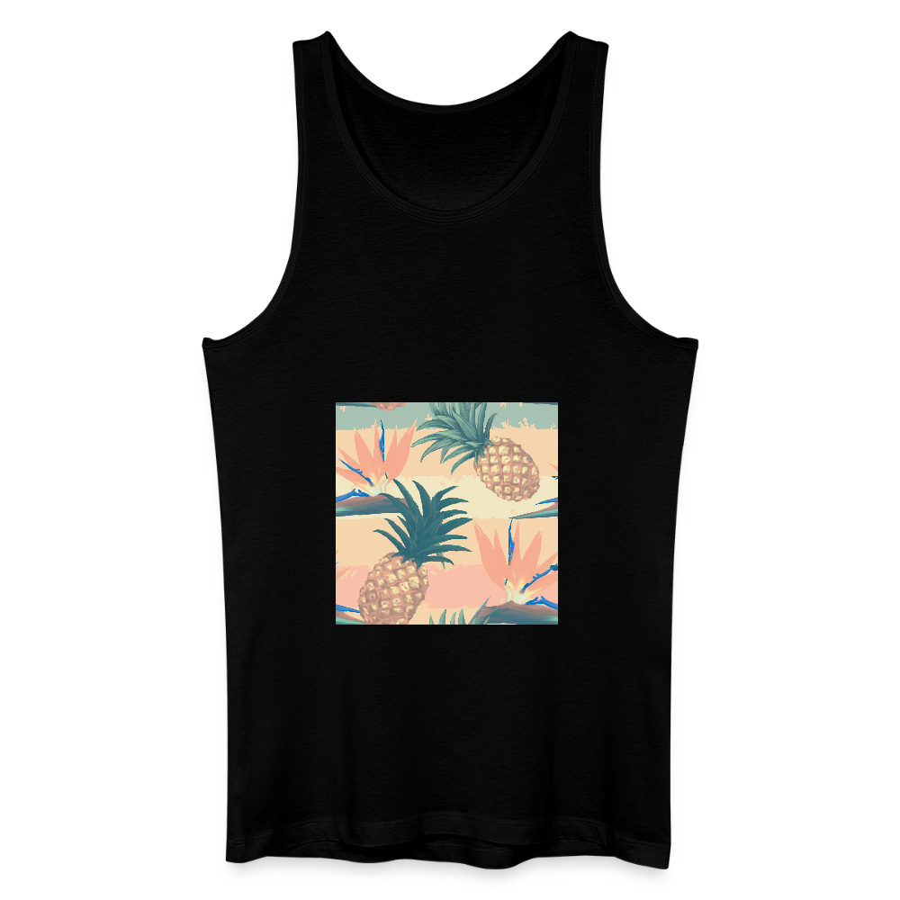 Mannen bio tanktop - zwart