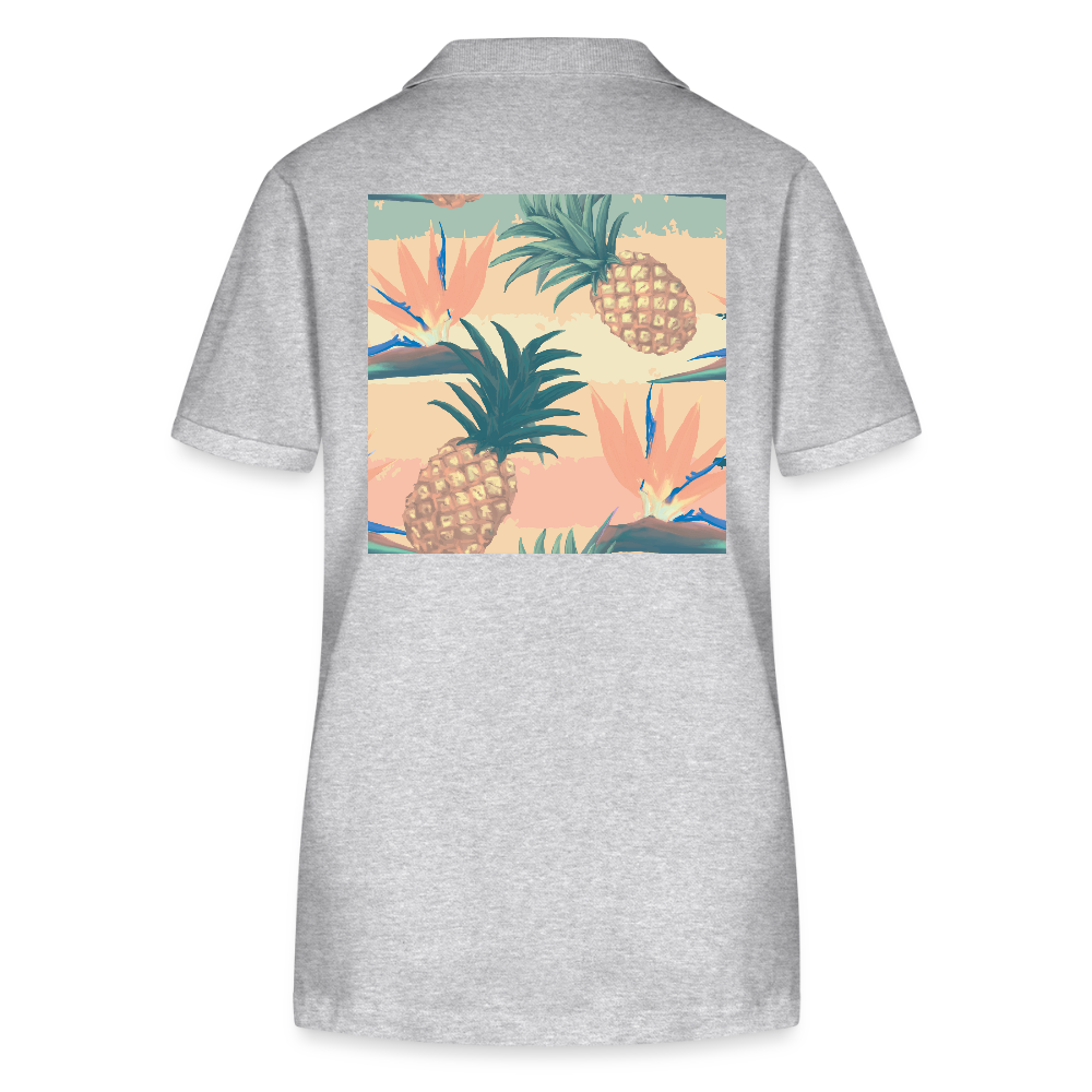 Stanley/Stella Vrouwen bio poloshirt ELLISER - grijs gemêleerd