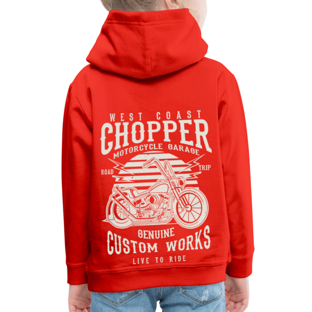 Kinderen trui Premium met capuchon - rood