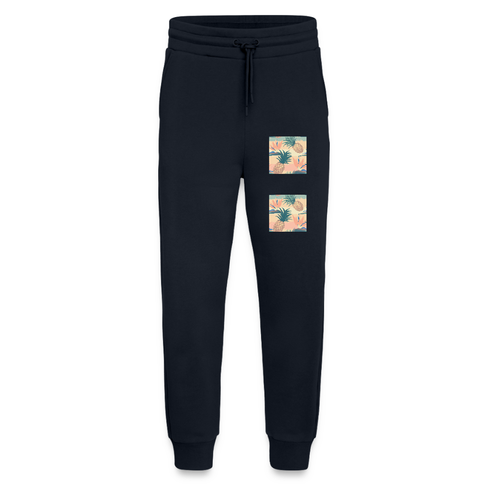 Organic relaxed joggingbroek made in EU - DARK NAVY