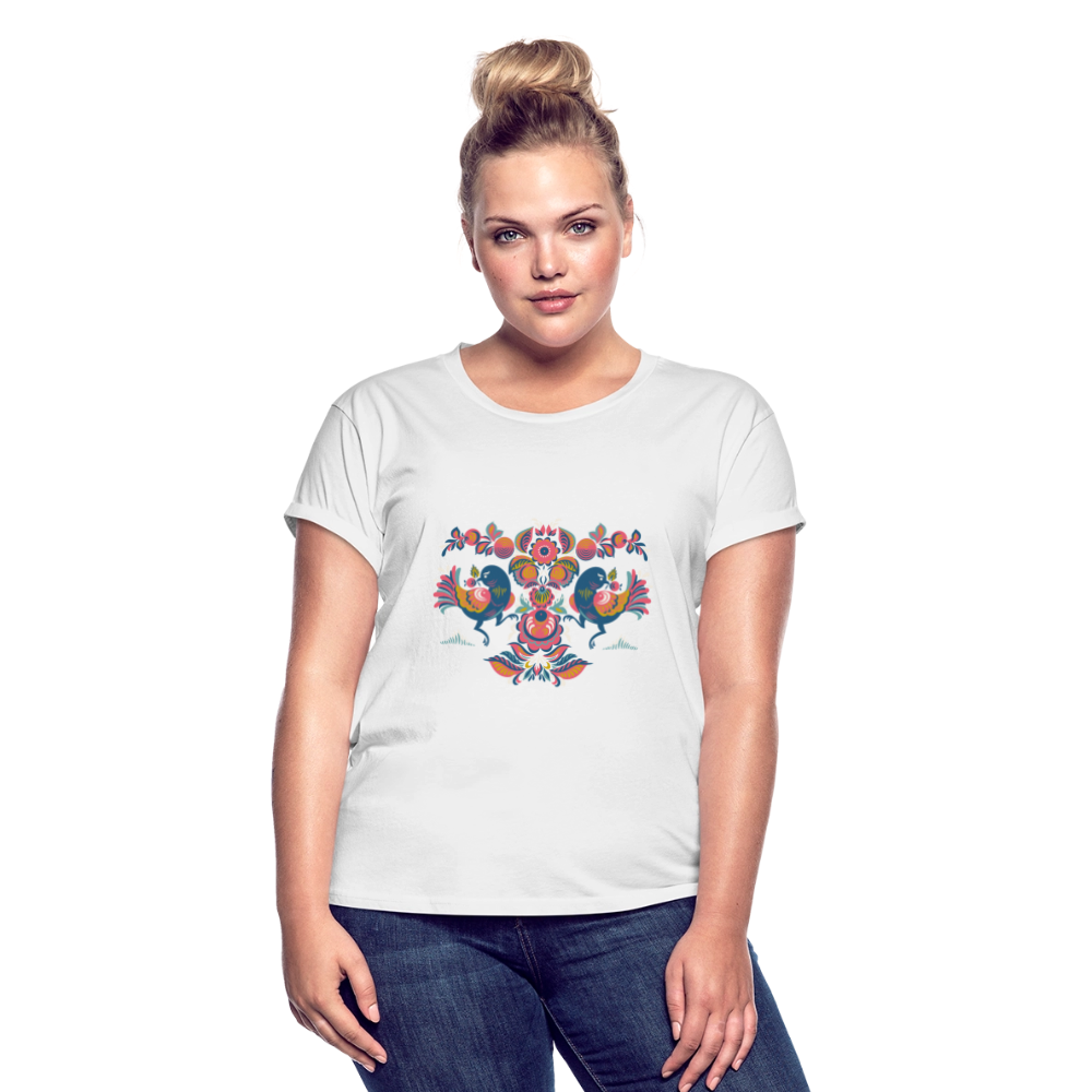 Vrouwen oversize T-shirt - wit
